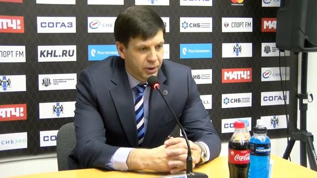 "Сибирь" - "Йокерит", пресс-конференция смотреть онлайн