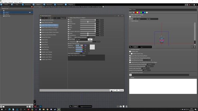 Runtime Action - Apply/Delete Filter Effects For Objects - Pixel Game Maker MV смотреть онлайн