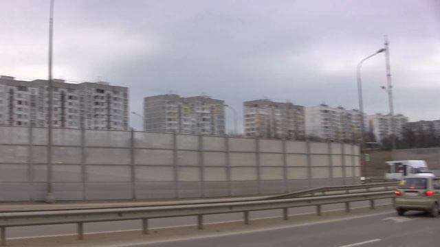 Первые трещины оползня.Эстакада ШГС.Керчь ж-д подходы.