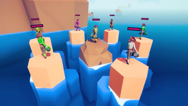 BATTLE ROYALE From The Rocks in The Middle of The Sea 🏝️ | Totally Accurate Battle Simulator TABS смотреть онлайн