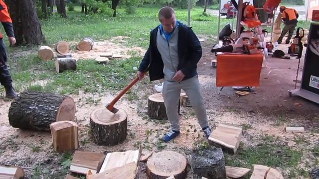 Тест-драйв колуна STIHL смотреть онлайн