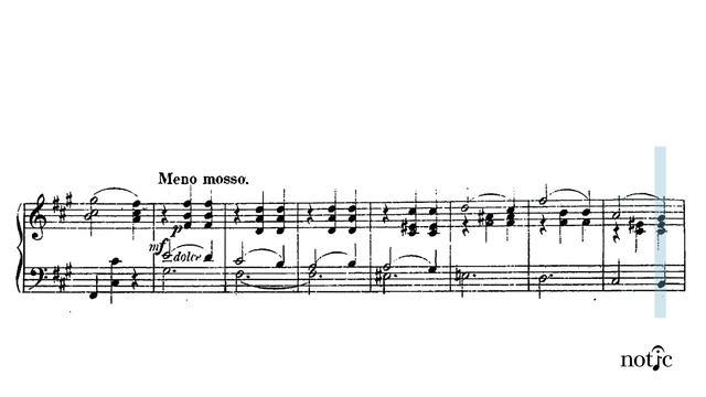 Vladimir Rebikov - Waltz No. 6 in F# minor- Classical Piano sheet music_ Note смотреть онлайн