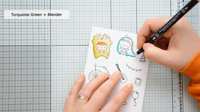 Timbri e qui la Festa? di Impronte d'Autore | Colorazione con Pennarelli Art and Graphic Twin смотреть онлайн