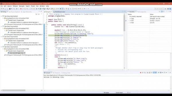 Java Debugging using Eclipse IDE