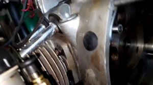 установка маховика и сальника коленвала на мотоцикл Урал,часть 4