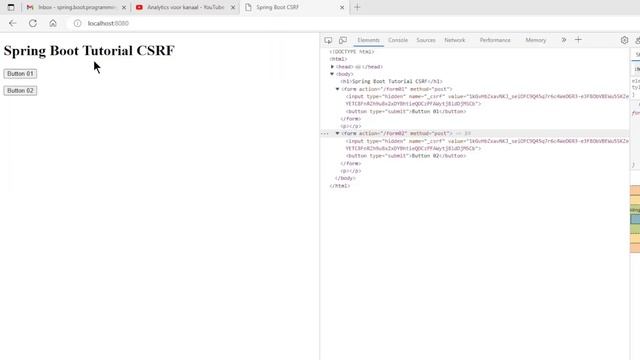 Spring Boot 3.0.0 Tutorial - CSRF with Forms and Javascript смотреть онлайн
