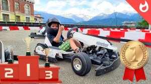 Картинг в горах и электрокары /гонки на машинках