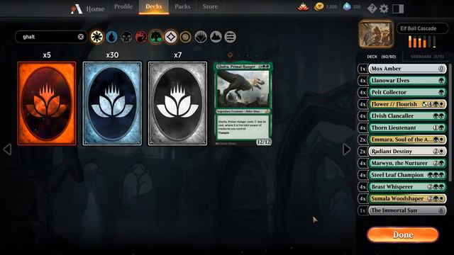 MTG Arena: 5-0 Cascade Event with Selesnya ElfBall смотреть онлайн
