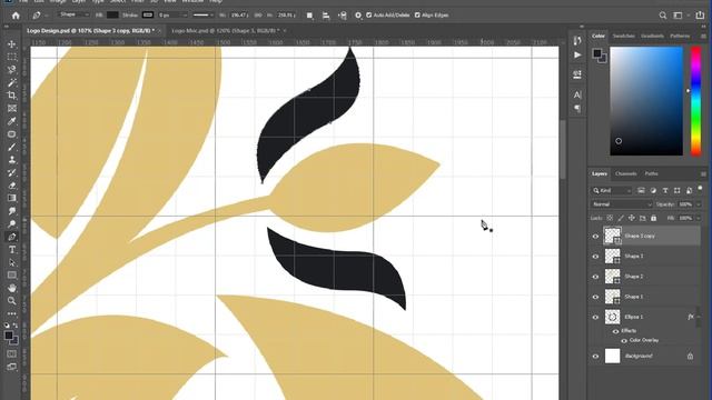 Beauty Logo Design in Adobe Photoshop CC смотреть онлайн