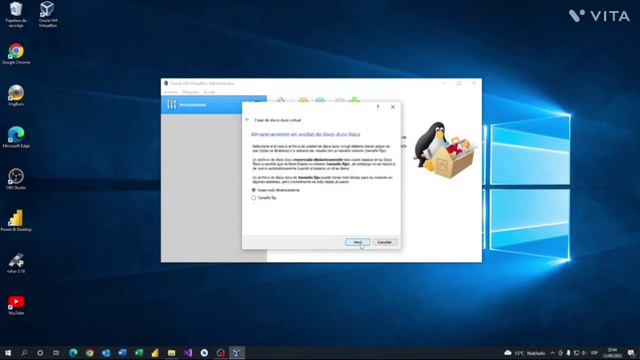 COMO CREAR UNA MAQUINA VIRTUAL-SAMUEL VANEGAS