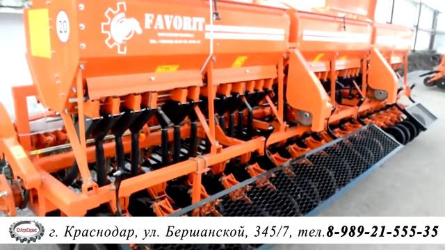 Cеялка СЗФ-5400 с прикатывающими катками смотреть онлайн
