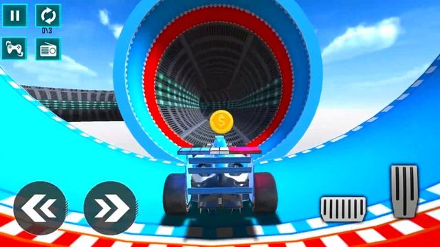 Juegos de Carros de Carrera - Police Car Stunts - Juegos de Autos de Formula 1 Policia смотреть онлайн