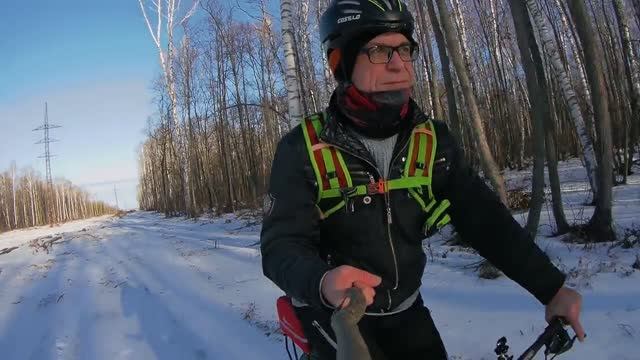 2018-01-08 - На фэтбайке по пригородному лесу