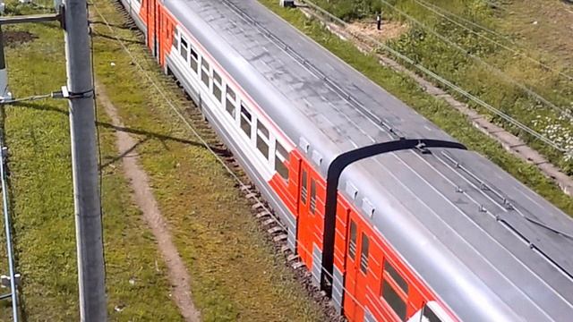 Платформа Пискаревка 2012 год вид с моста