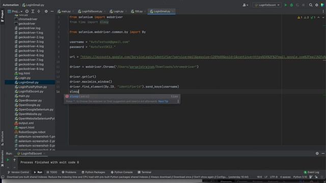 Python Selenium Tutorial #2 Automated Test Case Login to the Website (Gmail) смотреть онлайн