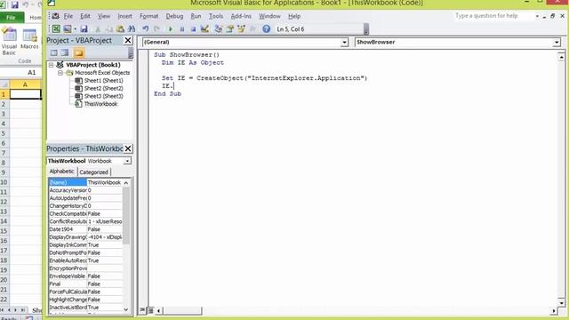 Microsoft Excel - Macro that opens Internet Explorer or any other application смотреть онлайн