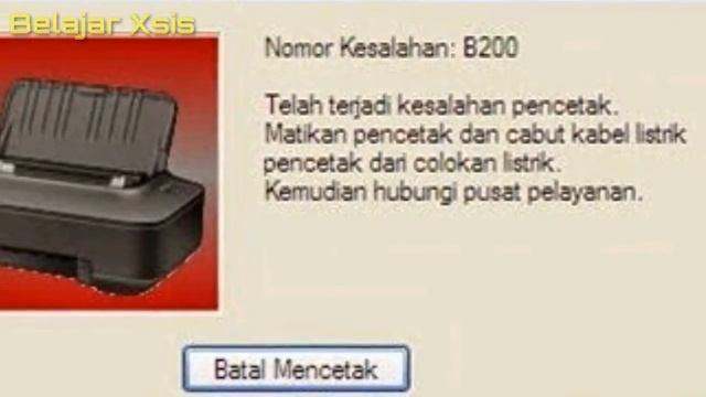 "PRINTER ERROR?"Cara Mudah Mengatasi Error B200 Printer Canon IP 2770 смотреть онлайн