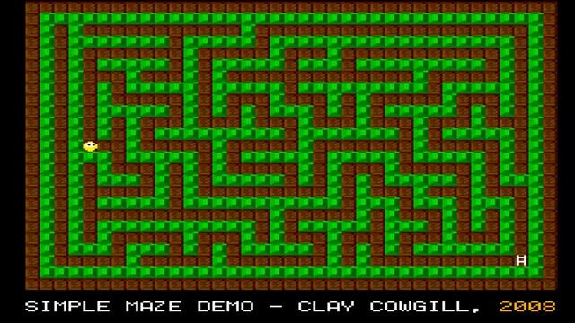 SIMPLE MAZE DEMO FOR UZEBOX UZE BOX CAUTION SLOW SPEED LOSING FRAMES смотреть онлайн