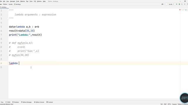 Lambda Function in Python | Tamil смотреть онлайн