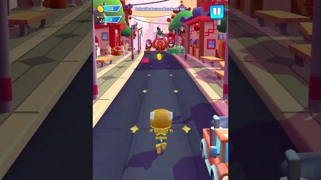 Talking Tom Hero Dash Run Day196 Walkthrough Endless runner Save the world Recommend index five sta смотреть онлайн