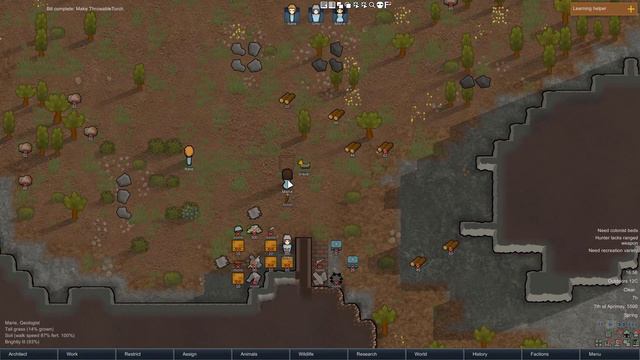 Rimworld 1.0 Mod ThrowableTorch Tutorial/Showcase смотреть онлайн