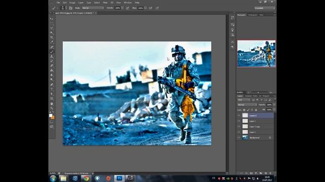 Эффект Battlefield 3 | в Photoshop смотреть онлайн