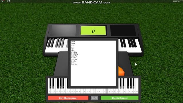 Roblox Gravity Falls Piano Sheet Opening Song (EASY) смотреть онлайн