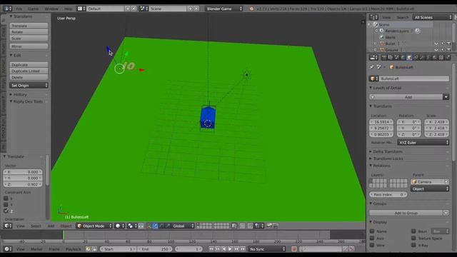 Blender tutorial: How to make simple bullet-system смотреть онлайн