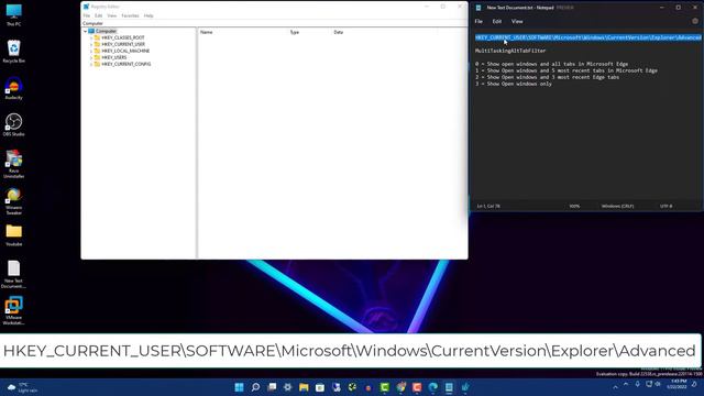 How to Disable Microsoft Edge Tabs in Alt Tab on Windows 11 | Windows 11 Customization смотреть онлайн