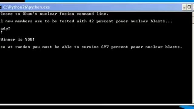 Python Programming - Okuu's Nuclear Command Line смотреть онлайн