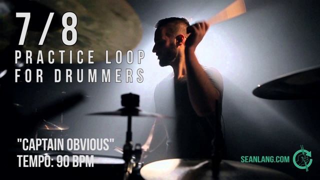 7/8 - Drumless Track for Drummers - "Captain Obvious" смотреть онлайн