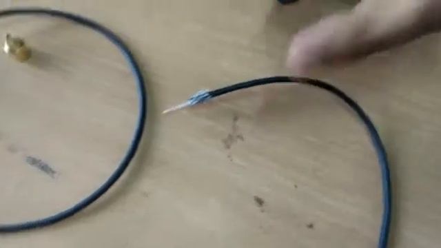 Cable connector installation, SMA connector to RG-174 cable смотреть онлайн