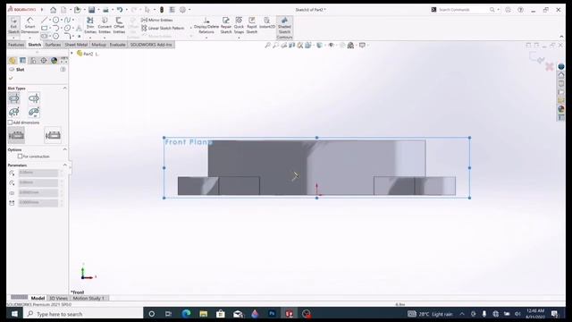 SolidWorks Tutorials for beginners Exercise 1 смотреть онлайн