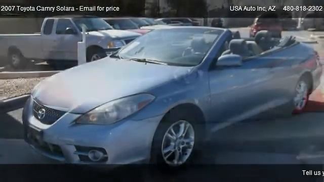 2007 Toyota Camry Solara SE Convertible - for sale in Mesa, AZ 85210 смотреть онлайн