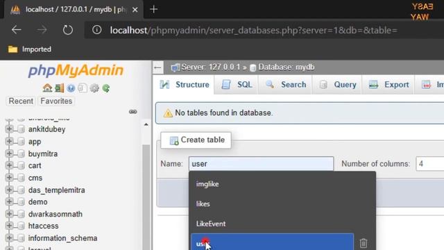 How To Create And Delete Database in XAMPP in HINDI PHP Part #3 смотреть онлайн