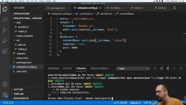 9 - Configurando Webpack Parte 2 Codesigners смотреть онлайн