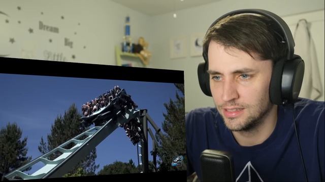 American reacts to Alton Towers (AMAZING UK amusement park) смотреть онлайн