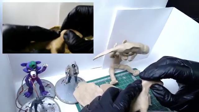 Лепка из пластилина лошади.