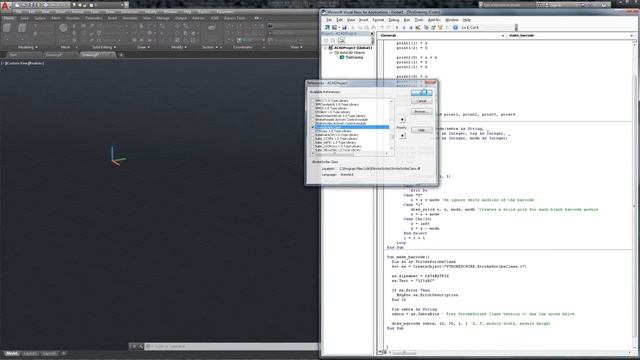 2D barcodes in AutoCAD смотреть онлайн