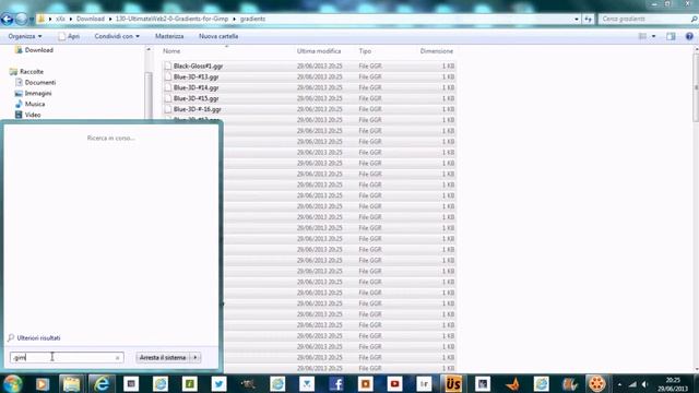 Speed Tutorial Gimp - Come installare i gradienti - How to install gradients смотреть онлайн