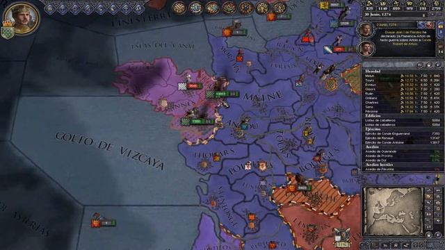 Crusader Kings II Sunset Invasion en español Episodio 8: "Inglaterra planta cara" смотреть онлайн