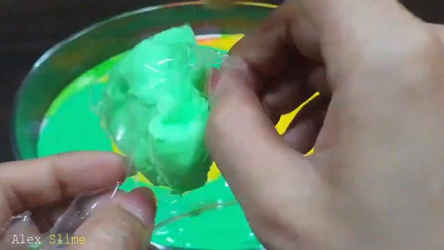 Coloring clay ! Mixing random things into homemade slime ! Satisfying slime video !!! смотреть онлайн