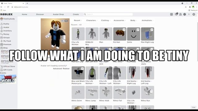 How to make the SMALLEST AVATAR FOR FREE Using the Kid Nezha Bundle in Roblox! (New WORKING Method) смотреть онлайн