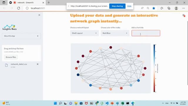 Streamlit App: A Network Graph Generator смотреть онлайн