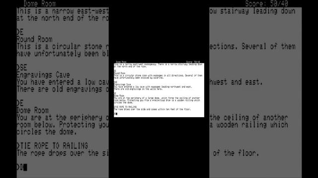 #shorts Zork I ゾーク I on CP/M PC88 Walkthrough, NEC PC-8801, 1982. смотреть онлайн