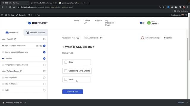 Online Course Website with WordPress & Tutor LMS |2023| كيف تنشئ موقع دورات باستخدام الووردبرس смотреть онлайн