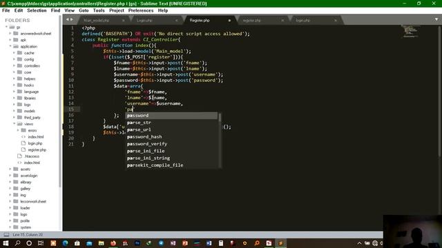 simple PHP code for user registration in code igniter смотреть онлайн