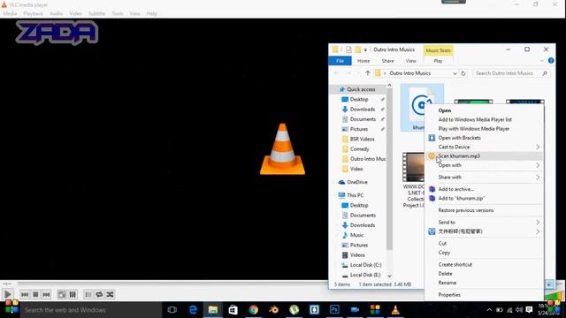 How to Convert MP4 to MP3 Using VLC Midea Player [ Urdu / Hindi ] смотреть онлайн