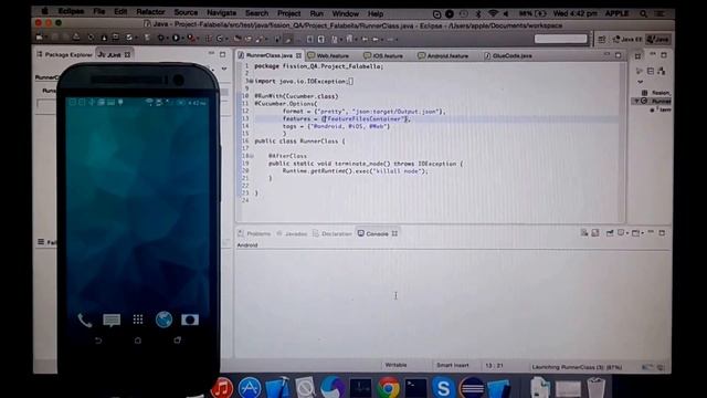 Fission Appium Cucumber Automation Framework смотреть онлайн