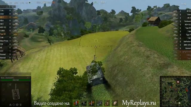 WOT: Хребет Дракона - ИС-3 - 2 фрага смотреть онлайн